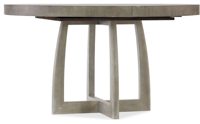 Affinity 48 Round Pedestal Dining Table With 1 18 Leaf