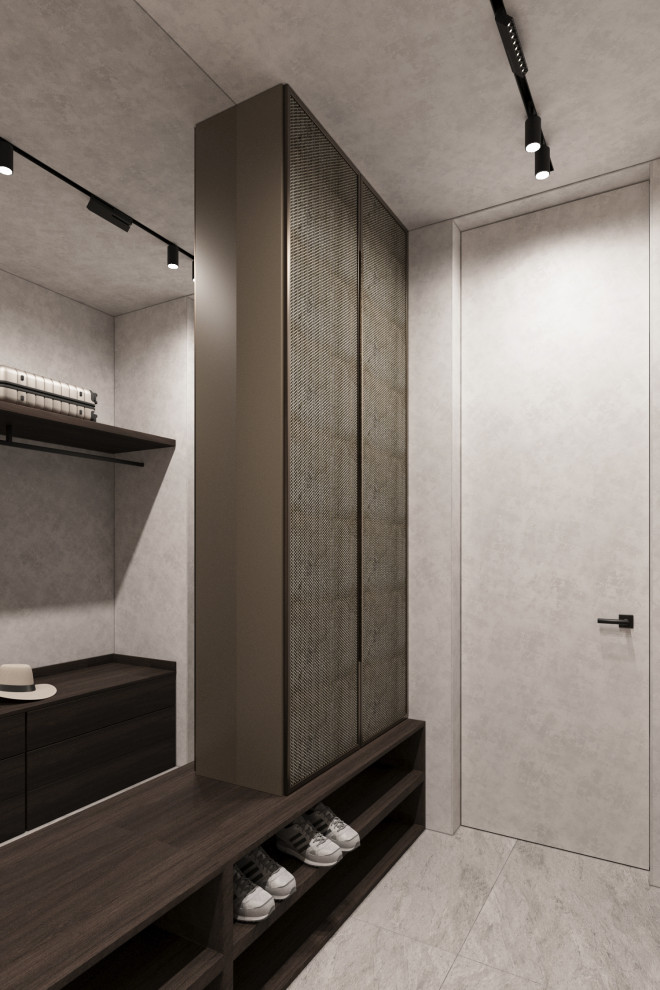 Брутальная квартира для семьи с ребенком