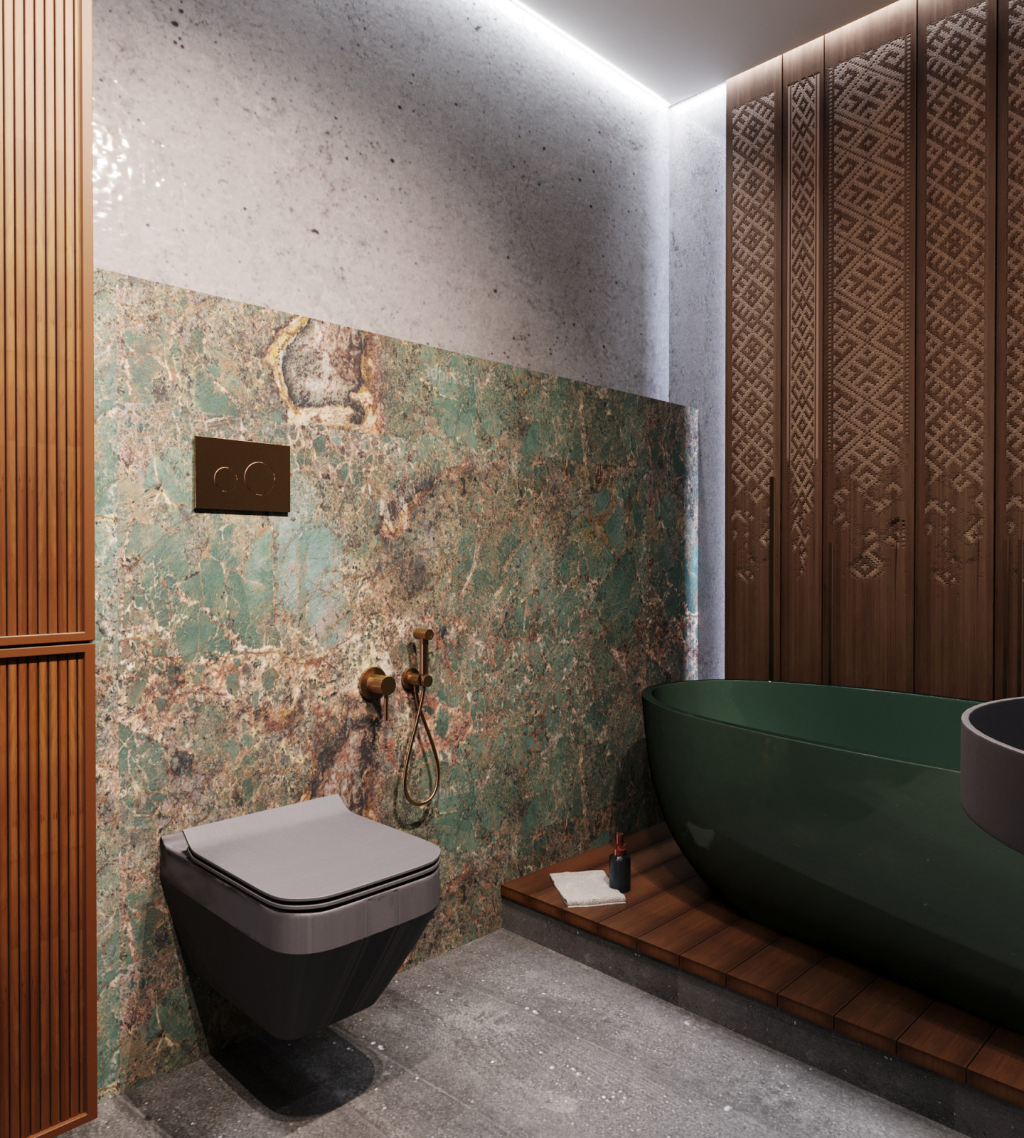 Квартира с этническим декором, 100 м2