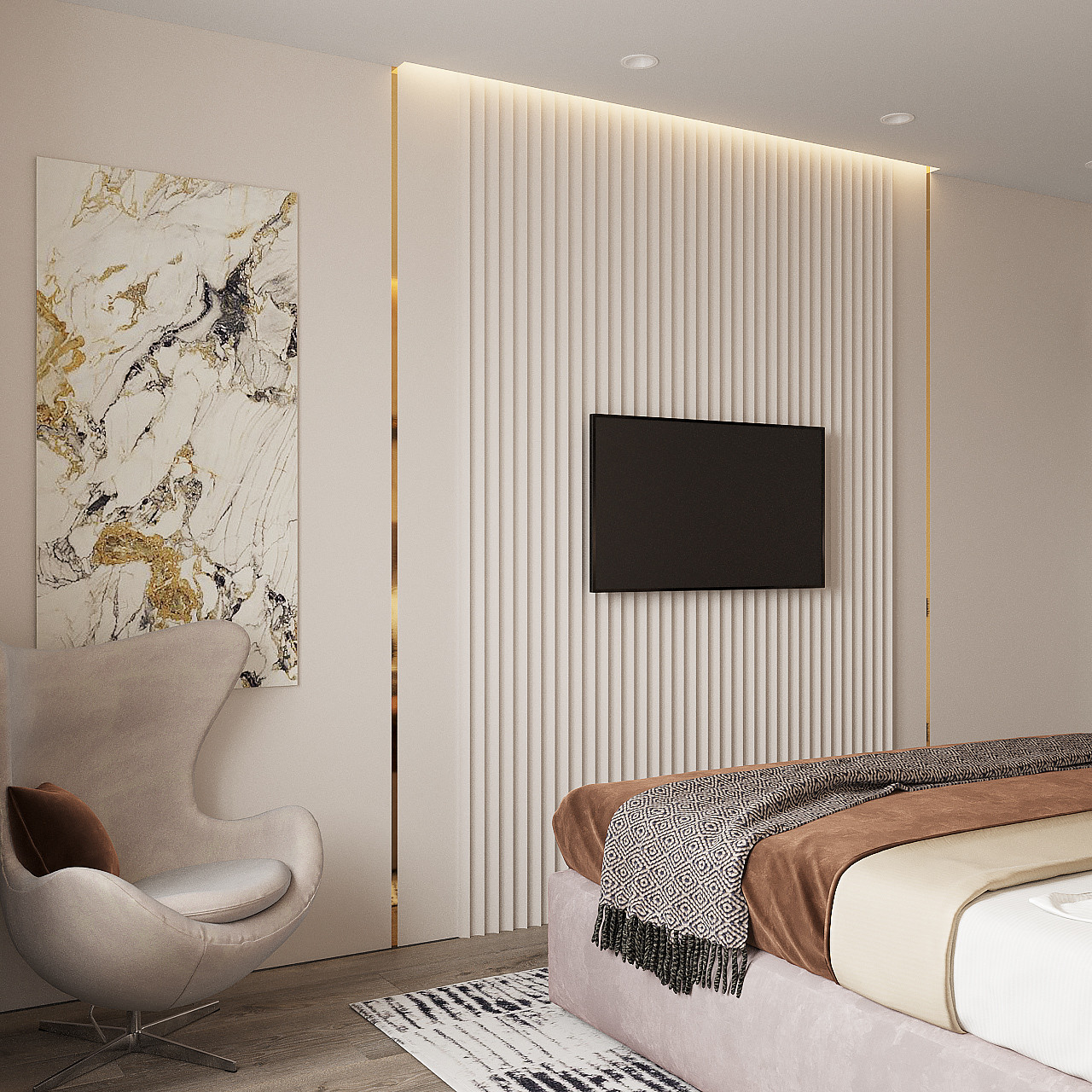 Дизайн проект квартиры, площадью 84 м2 в г. Санкт-Петербург