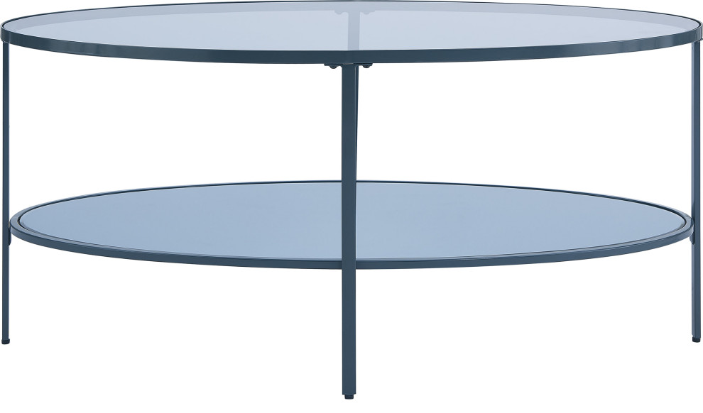 Lena Glass Coffee Table Contemporary Coffee Tables by HedgeApple