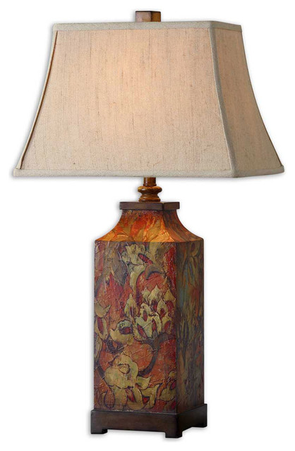 Uttermost Colorful Flowers Table Lamp 27678