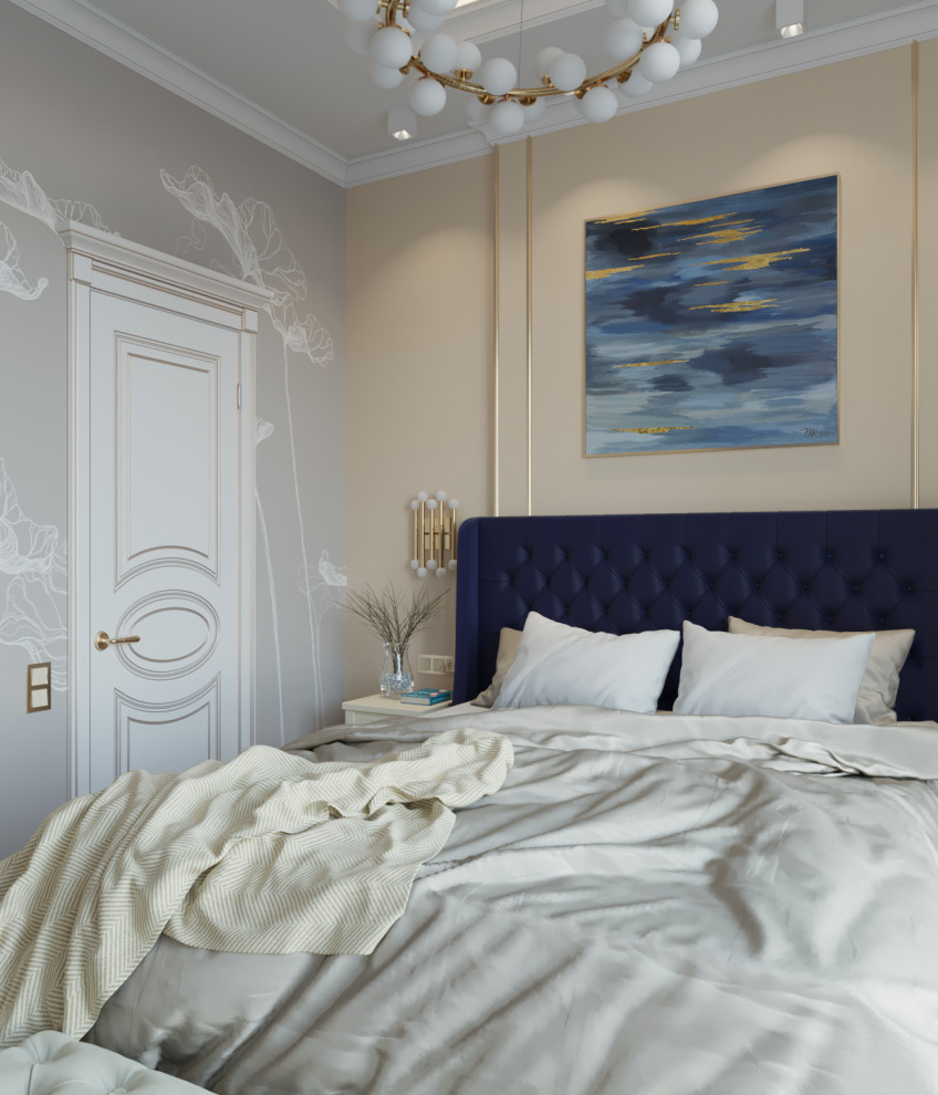 "Ванильное небо" - двухкомнатная квартира в Хамовниках