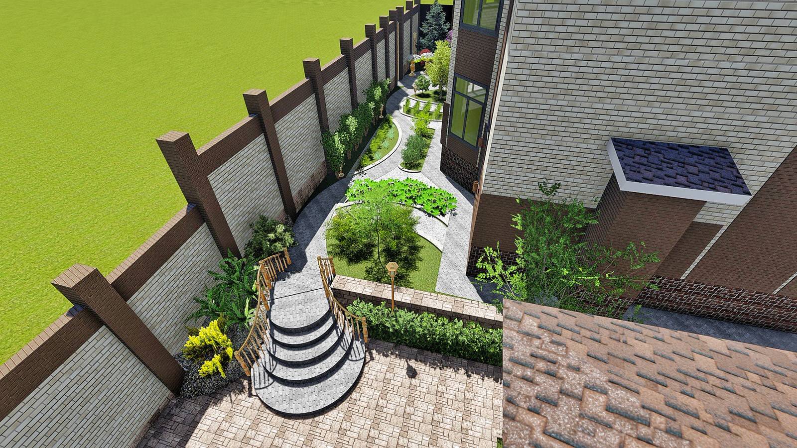 Ландшафтный дизайн участка в ДНТ Кедр (г Улан-Удэ, Бурятия)