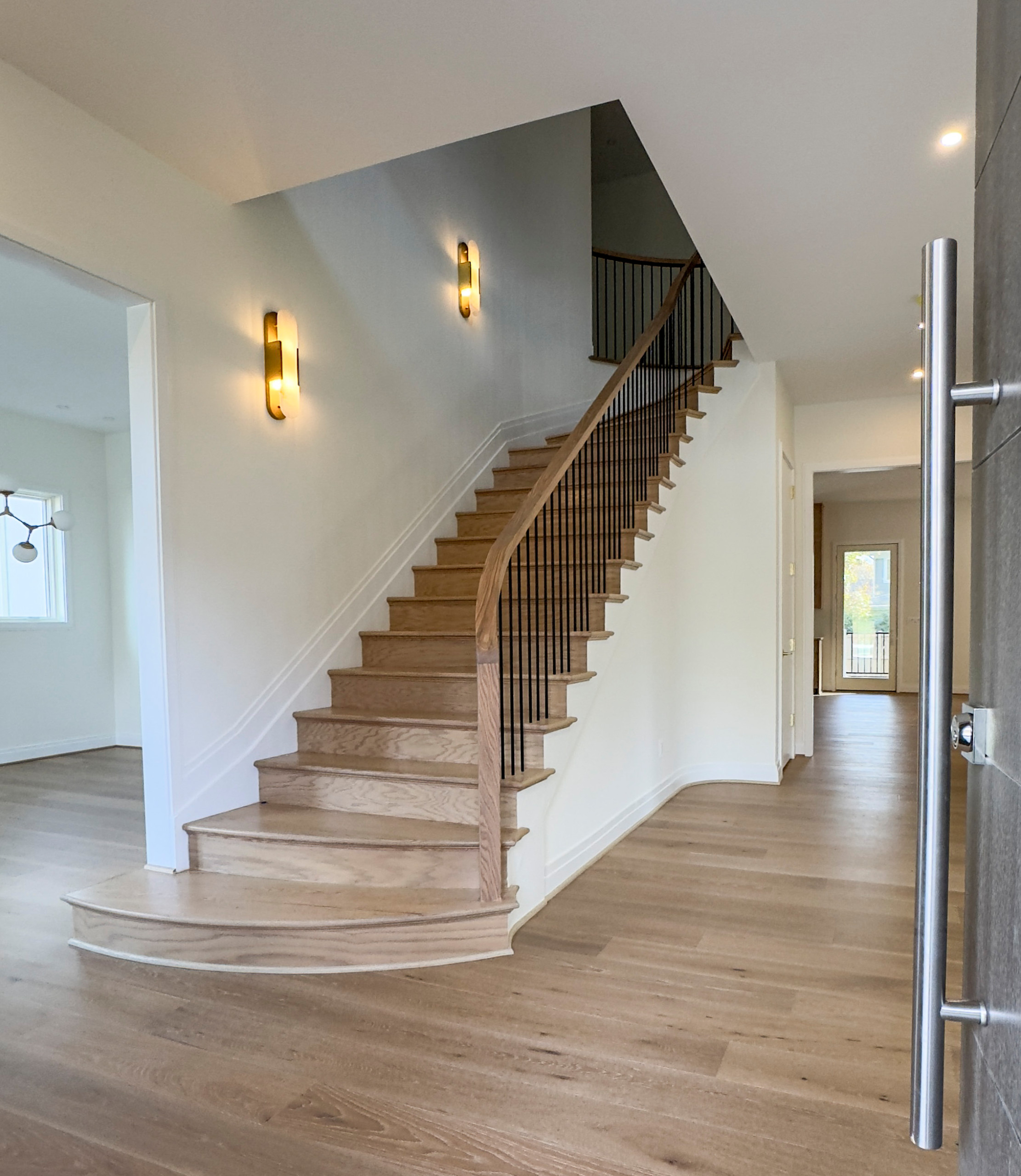 144_Attractive Transitional Staircase in Impressive Modern Home, Vienna VA 22180