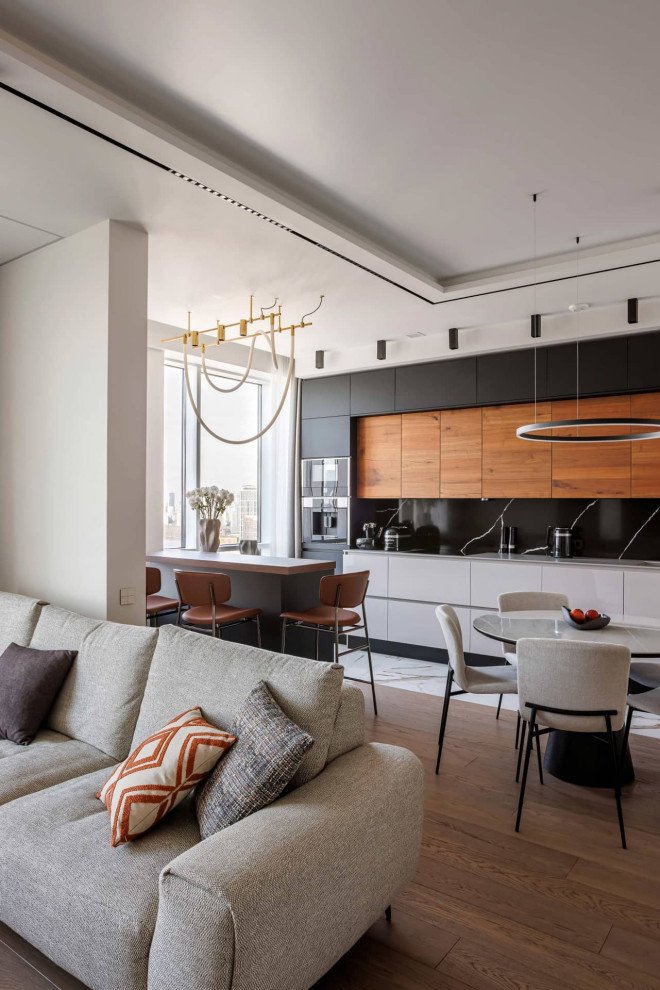 Дизайн и ремонт квартиры в ЖК «Хедлайнер» — Классическая геометрия