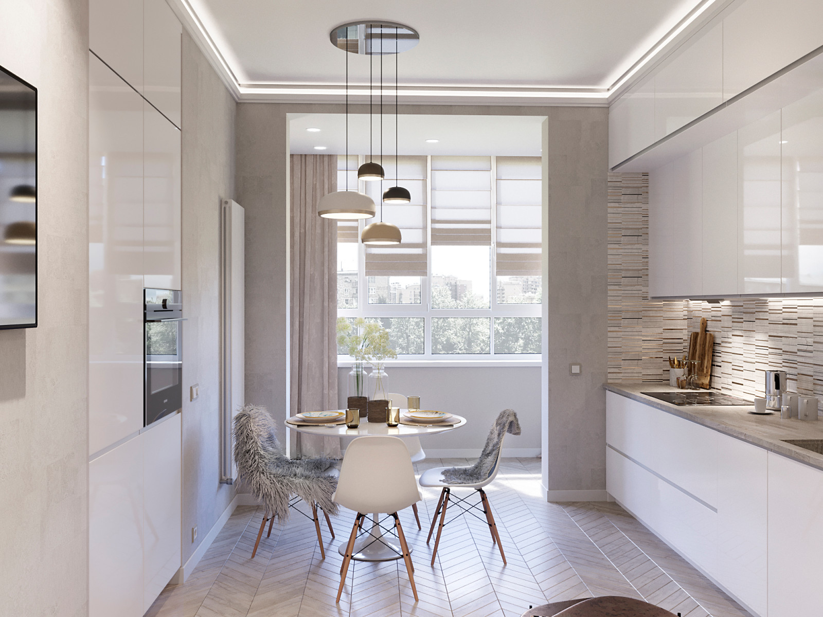 Восточные мотивы одного московского интерьера