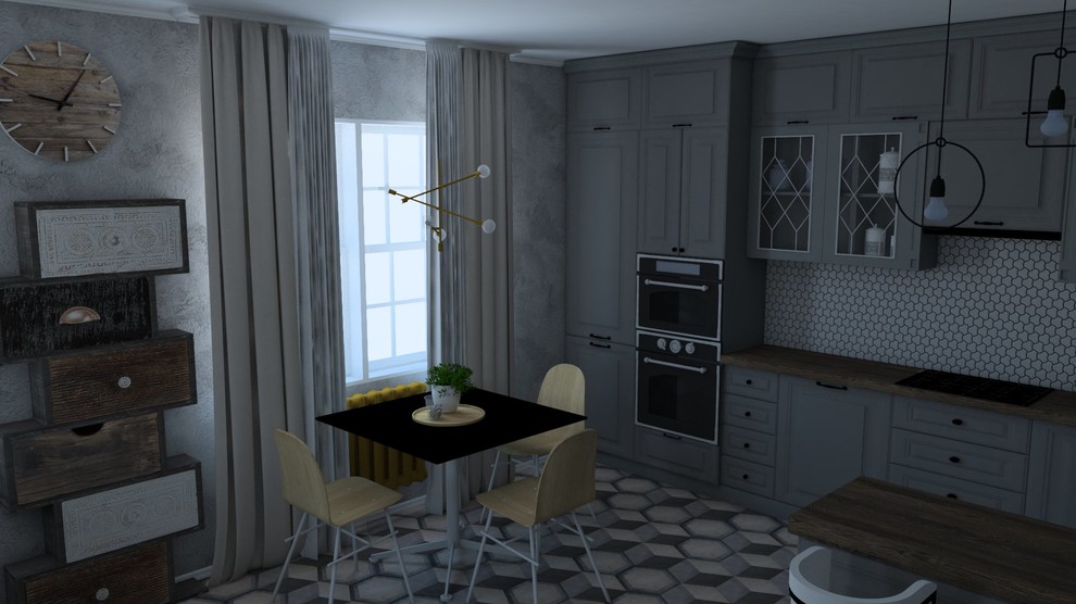 Интерьер гостинной поселок Южный