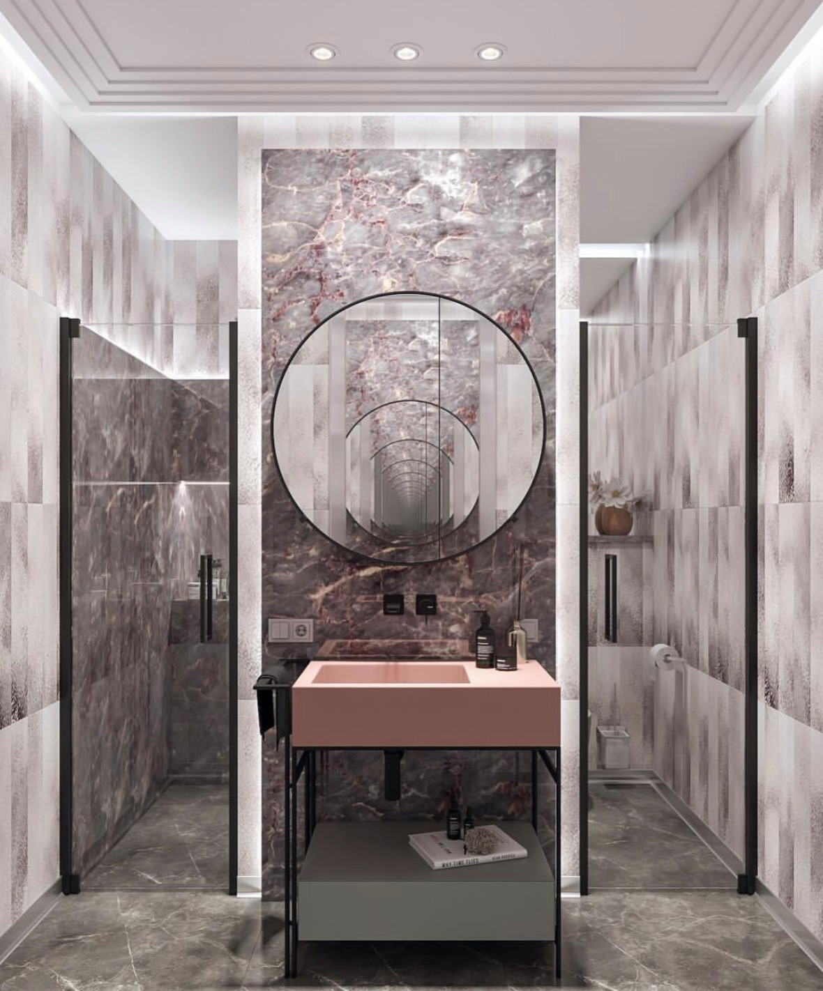 Проект ванной комнаты с сантехникой CIelo