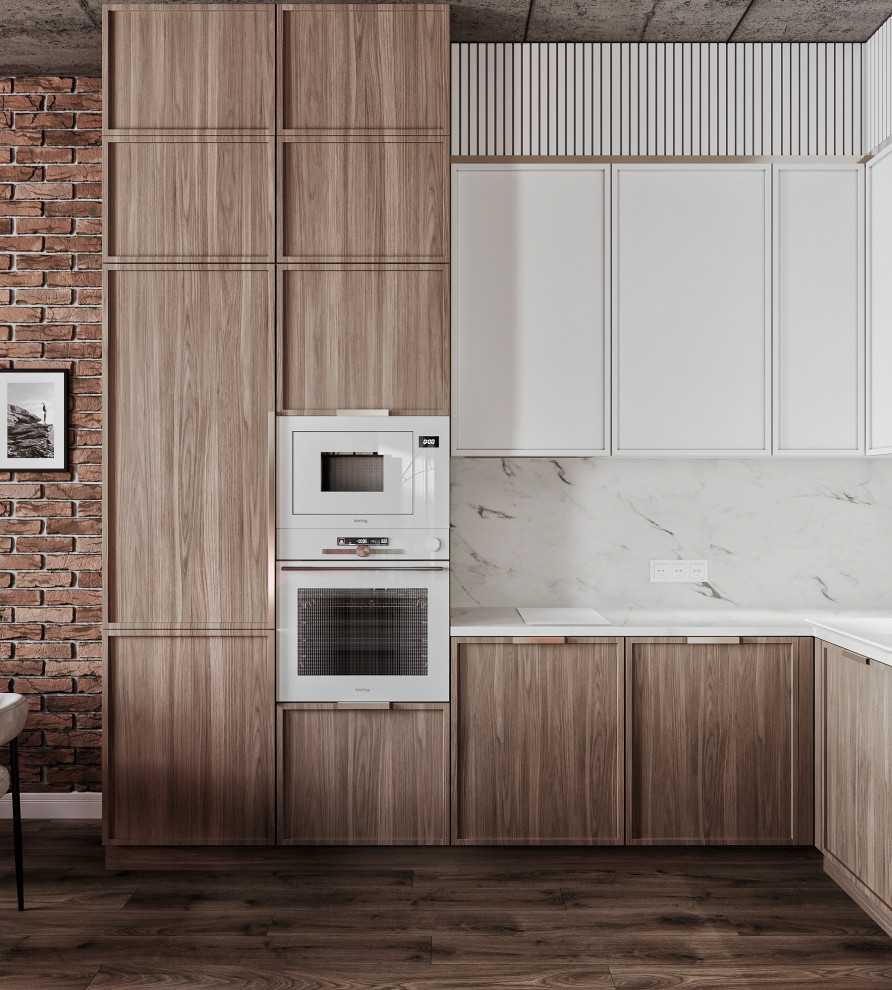 Дизайн квартиры в стиле лофт с элементами неоклассики