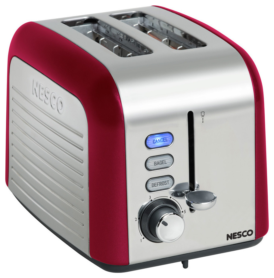 Nesco T1000-12 Red 1000-watt 2-slice Toaster