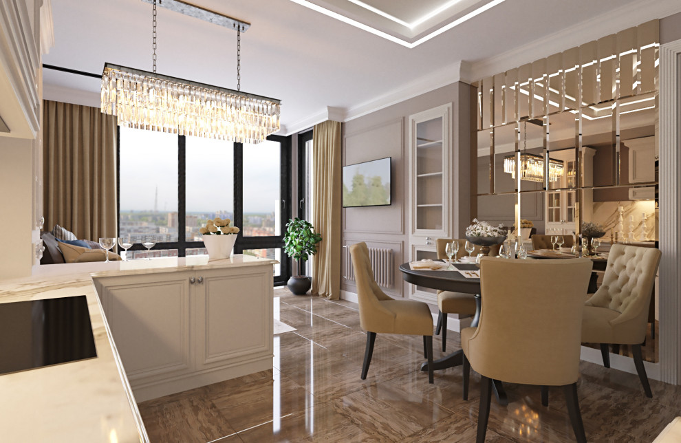 Квартира в стиле арт-деко для молодой пары