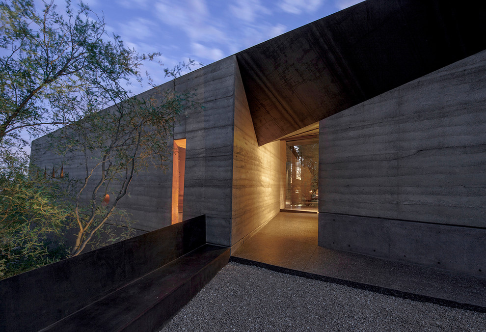 Design ideas for a contemporary entryway in Phoenix.