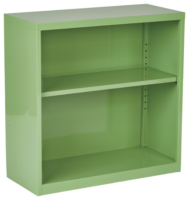 Metal Bookcase, Blue, Ships Fully Assembled Contemporary Kids