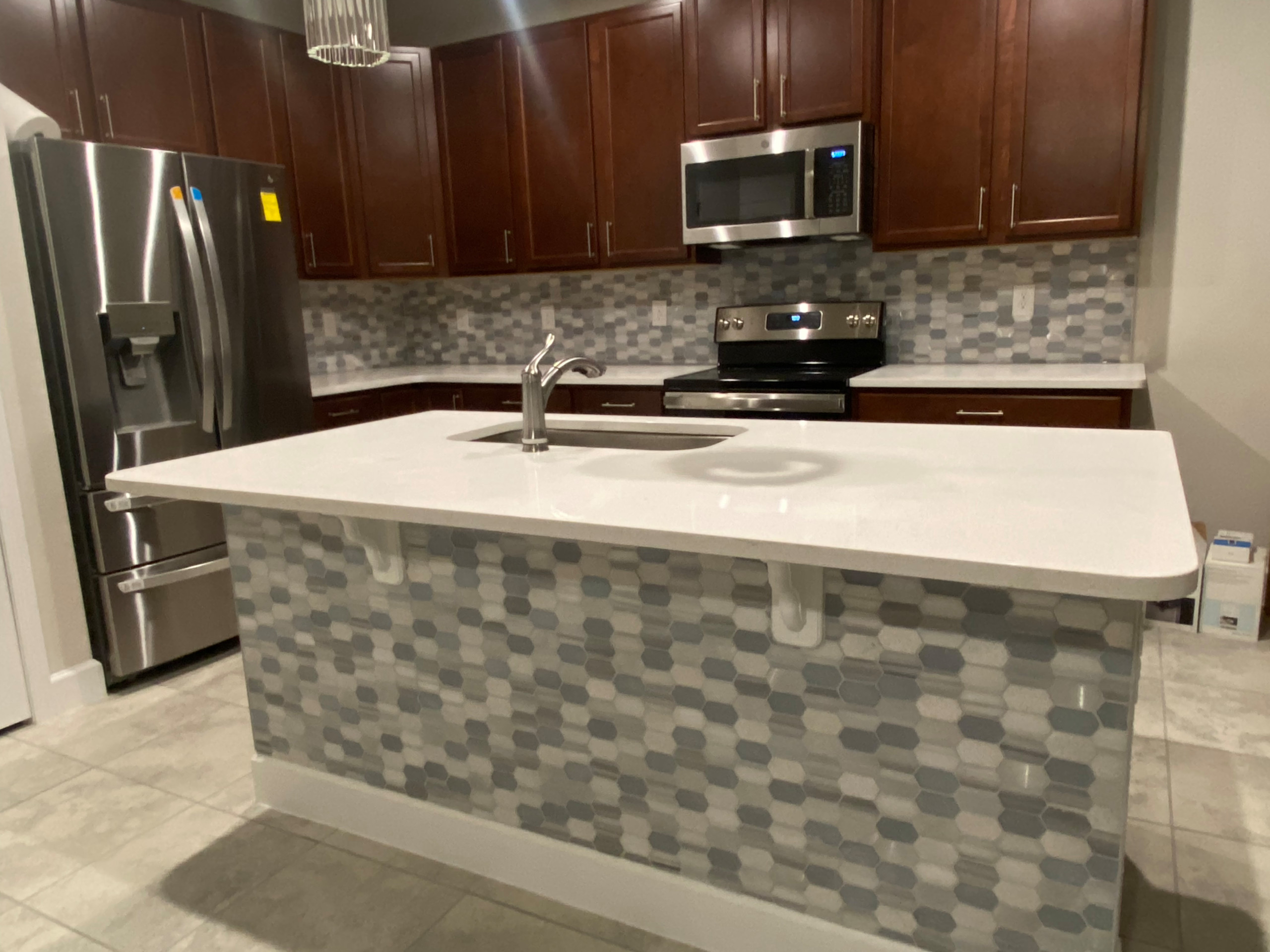 Classy Mosaic Backsplash