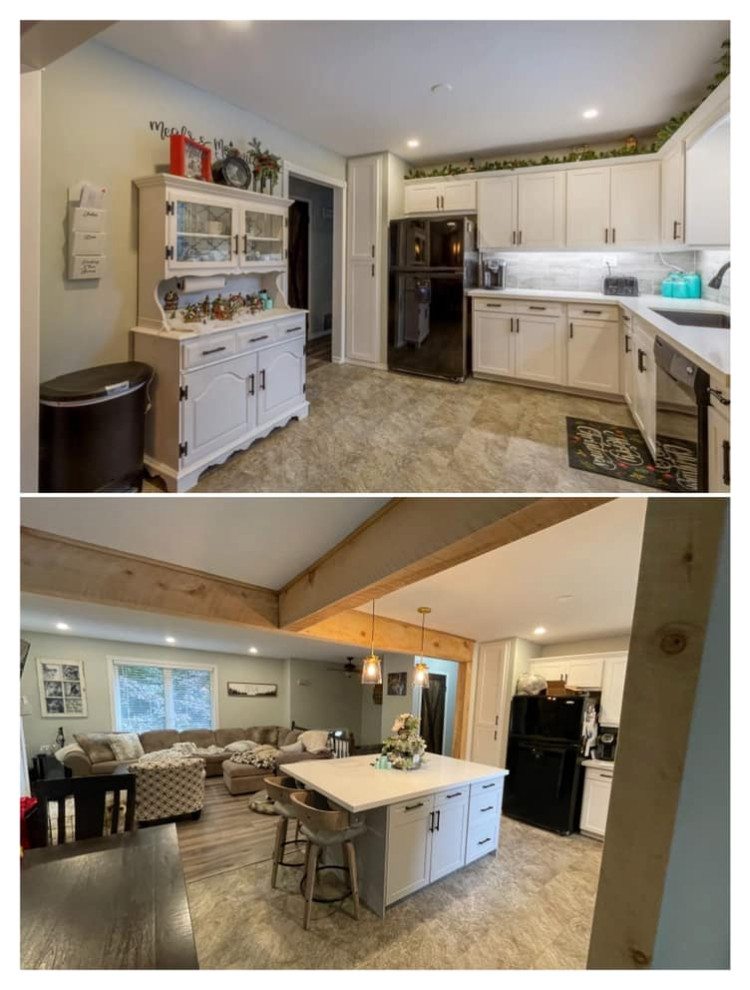 Inspiration for a rustic home design remodel in Toronto