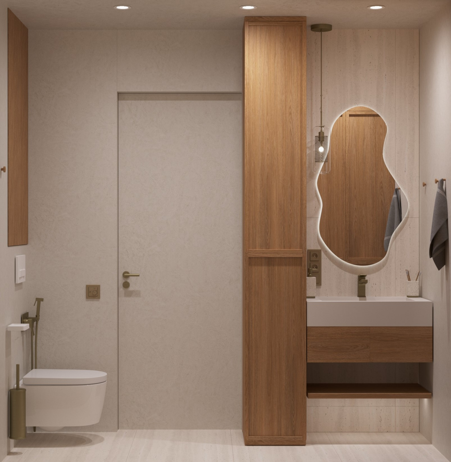 Проект квартиры в Москве, джапанди