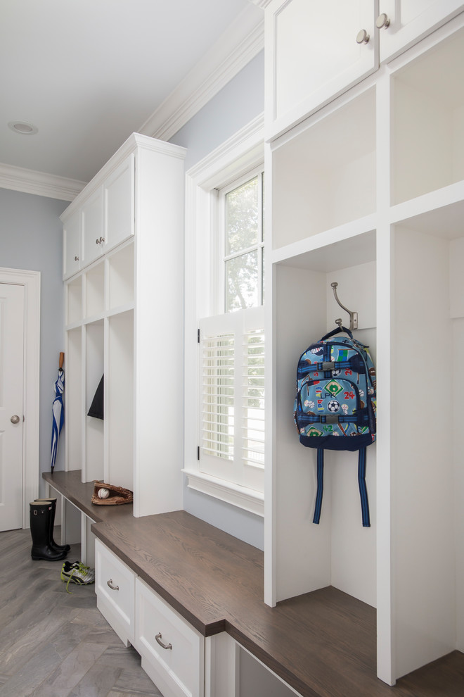 Transitional entryway photo in Boston