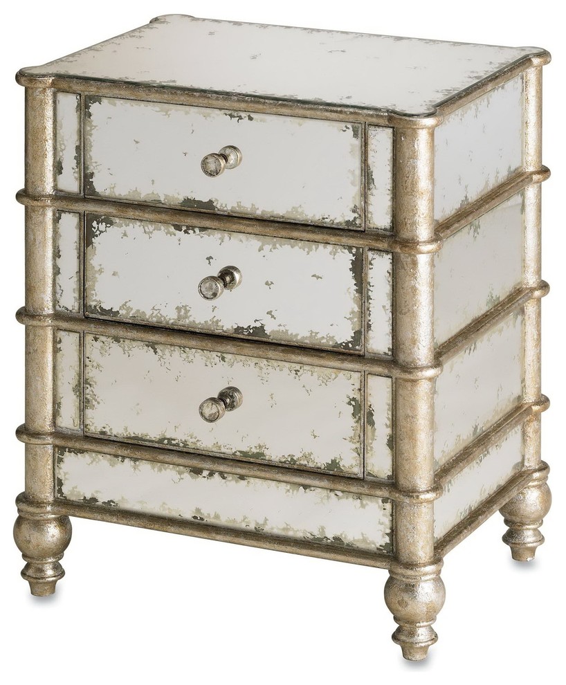 Currey & Company Harlow 3 Drawer Chest