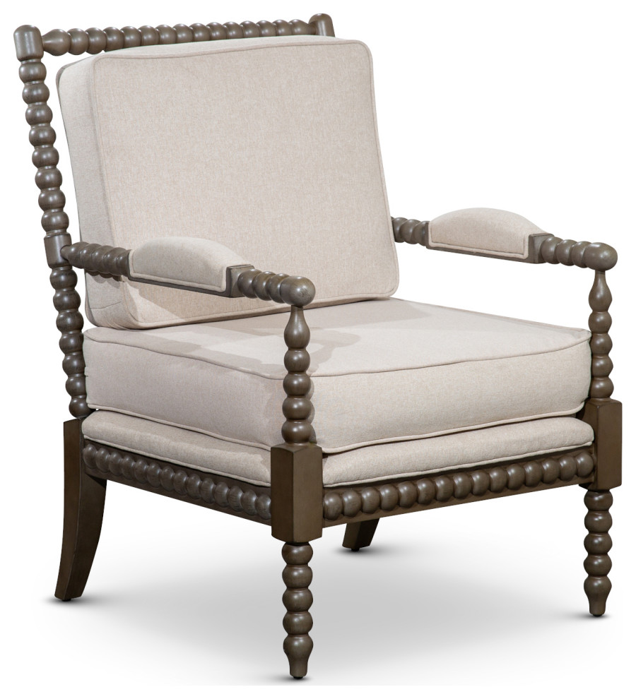 spindle accent chair