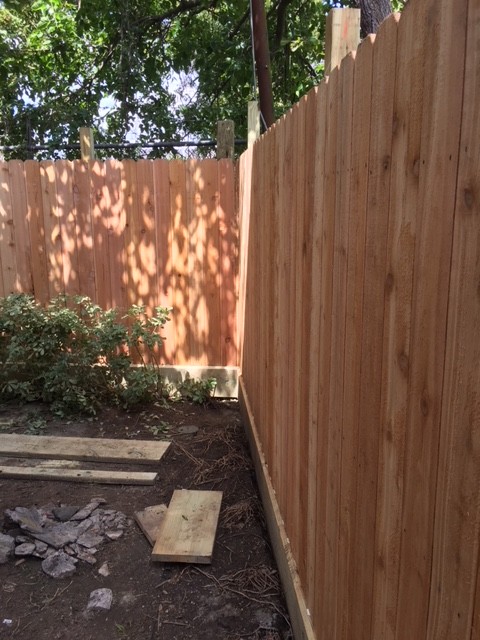 550' Cedar Fence Replacement