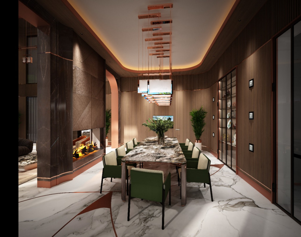 Дизайн интерьера загородного дома в поселке «Лесной простор»