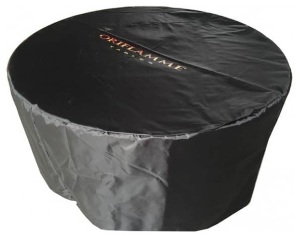 Oriflamme Gas Fire Pit Table Weather Protective Cover Black 38