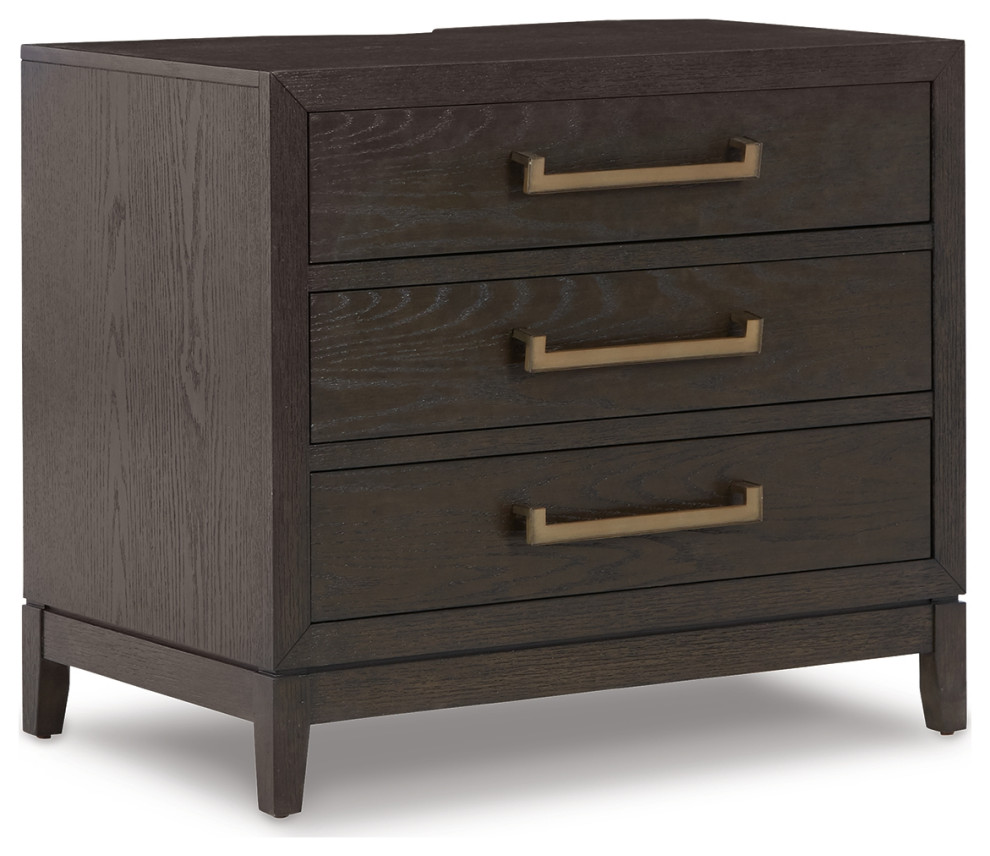 Burkhaus Nightstand Transitional Nightstands And Bedside Tables