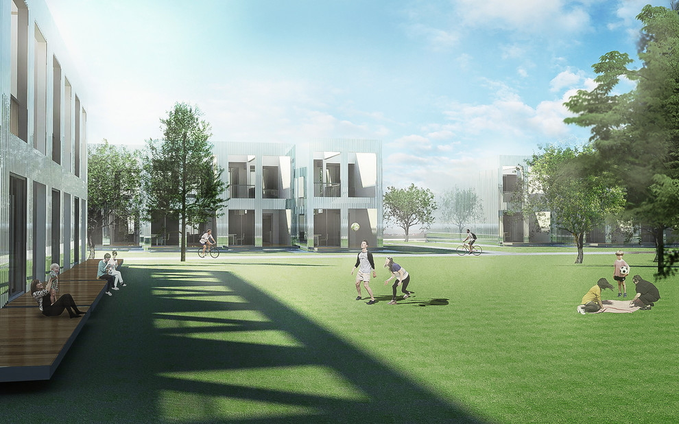 Компактный блокированный квартал