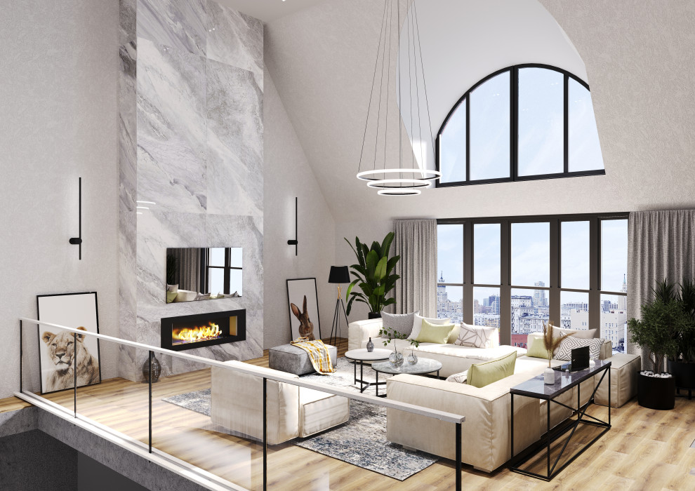 3д визуализация второго яруса в квартире г. Москва