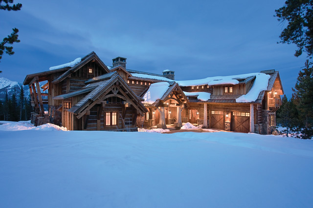 Rustic Ridge Lodge Farmhouse Interior Rustic Lodge