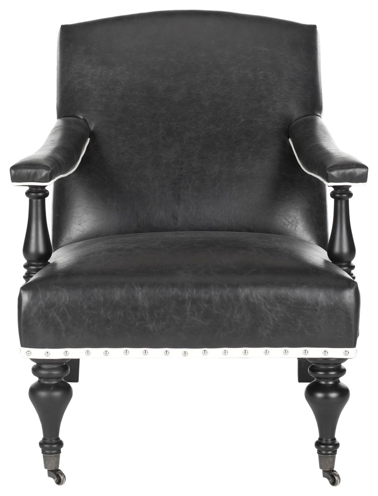 Devona Arm Chair, Antique Black