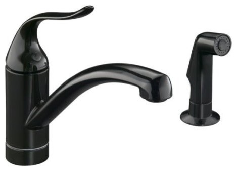 KOHLER K-15076-P-7 Coralais Decorator Kitchen Sink Faucet with Matching Finish S