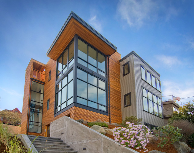 Raye Street - Queen Anne contemporaneo-fachada