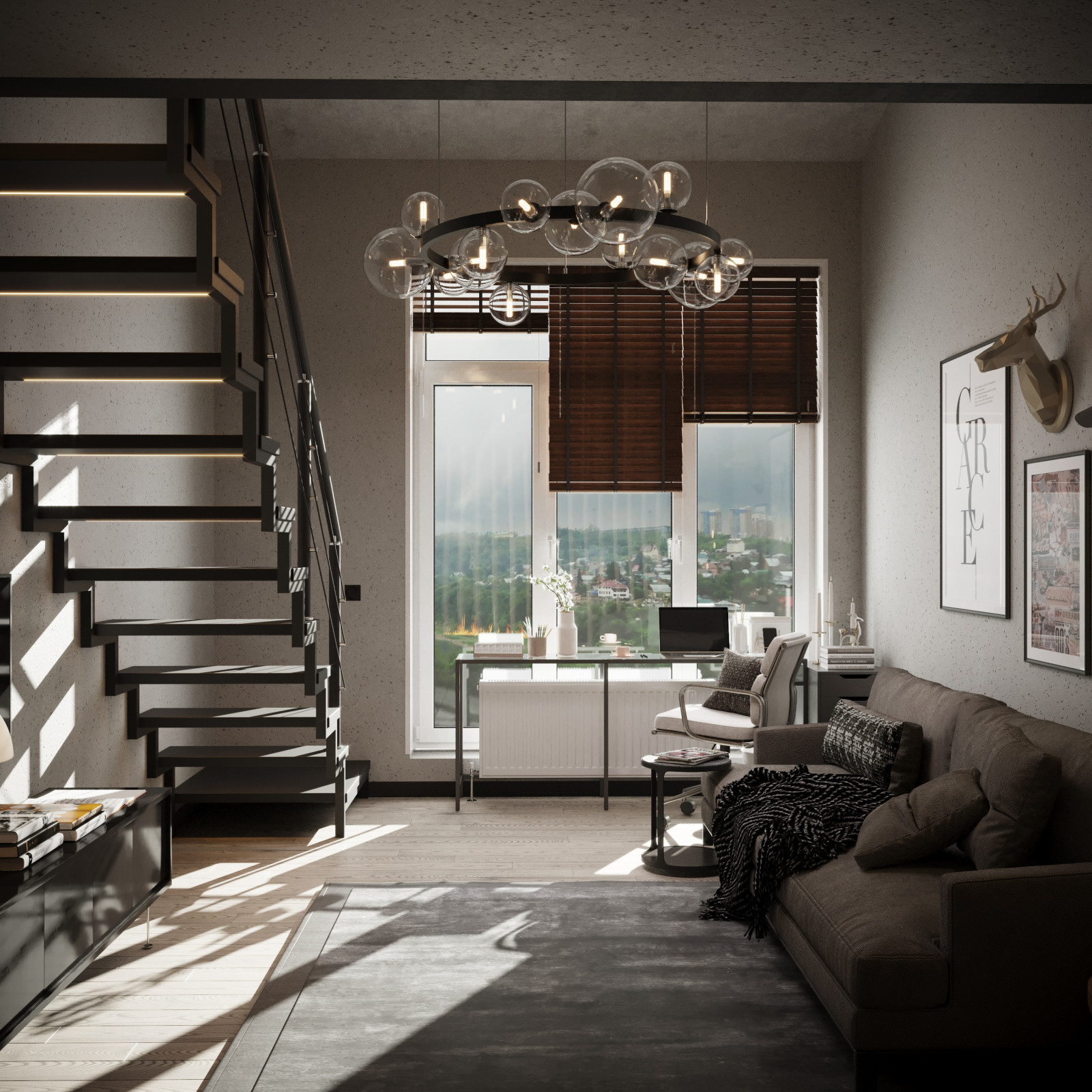 Двух-уровневая квартира