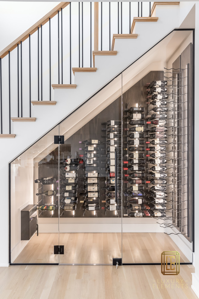 Modern Wine Cellar, Chicago IL Modern Wine Cellar Chicago by Luxury Elements Houzz