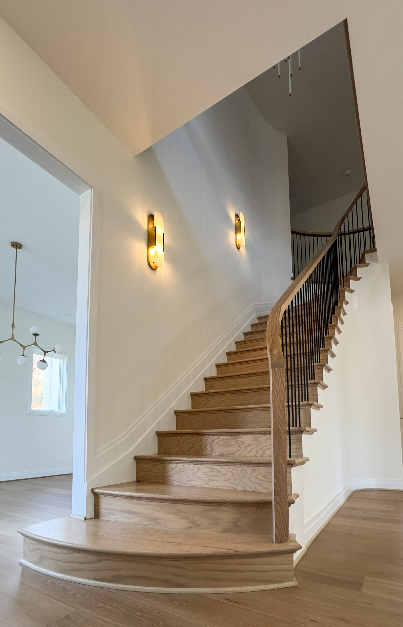 144_Attractive Transitional Staircase in Impressive Modern Home, Vienna VA 22180