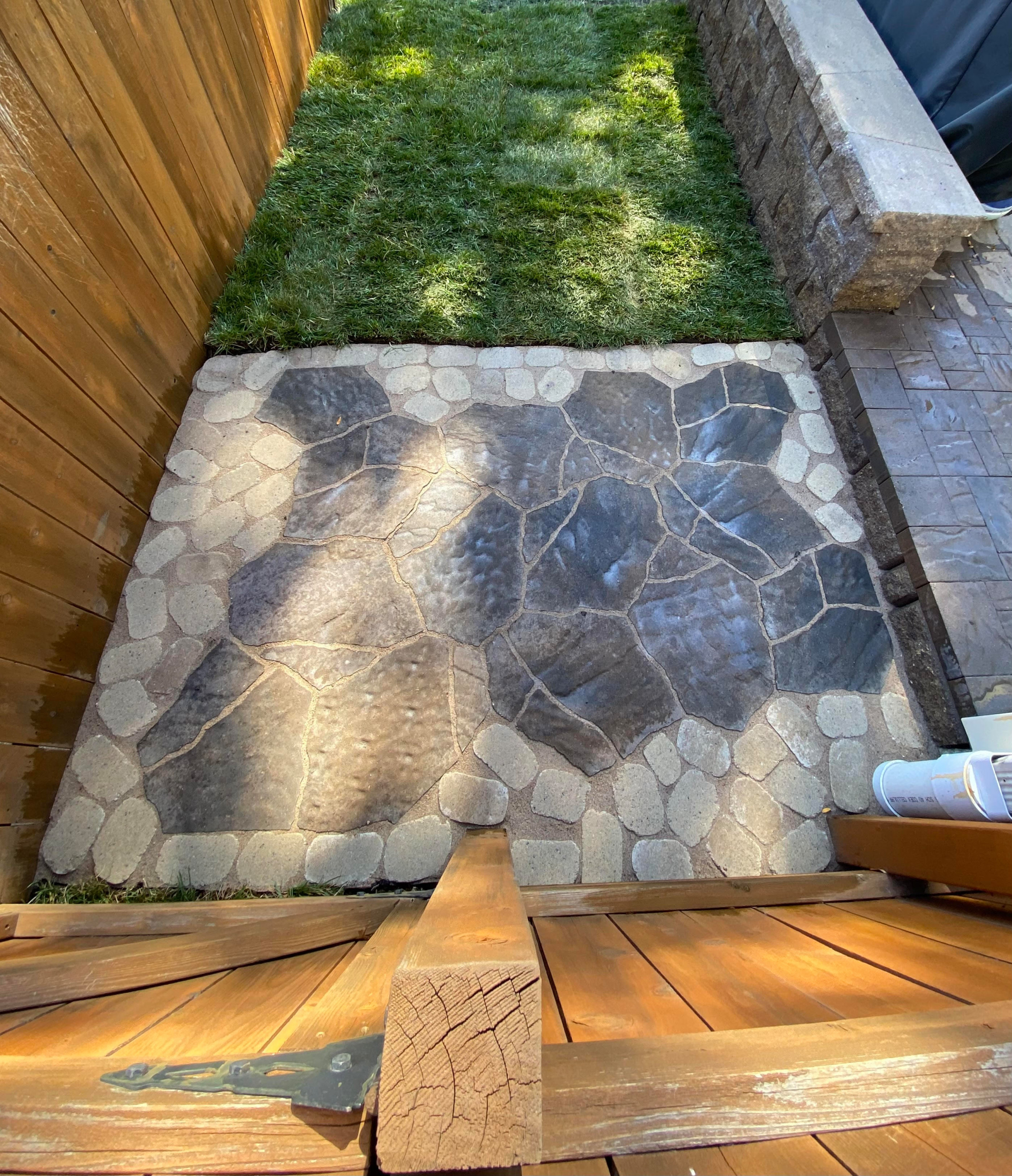 Abstract patio extension Lincoln, NE