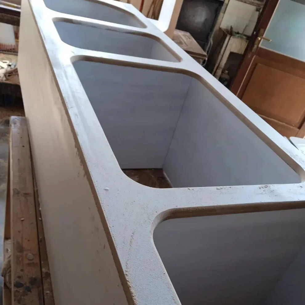 Struttura in MDF per realizzazione libreria stile Manrique