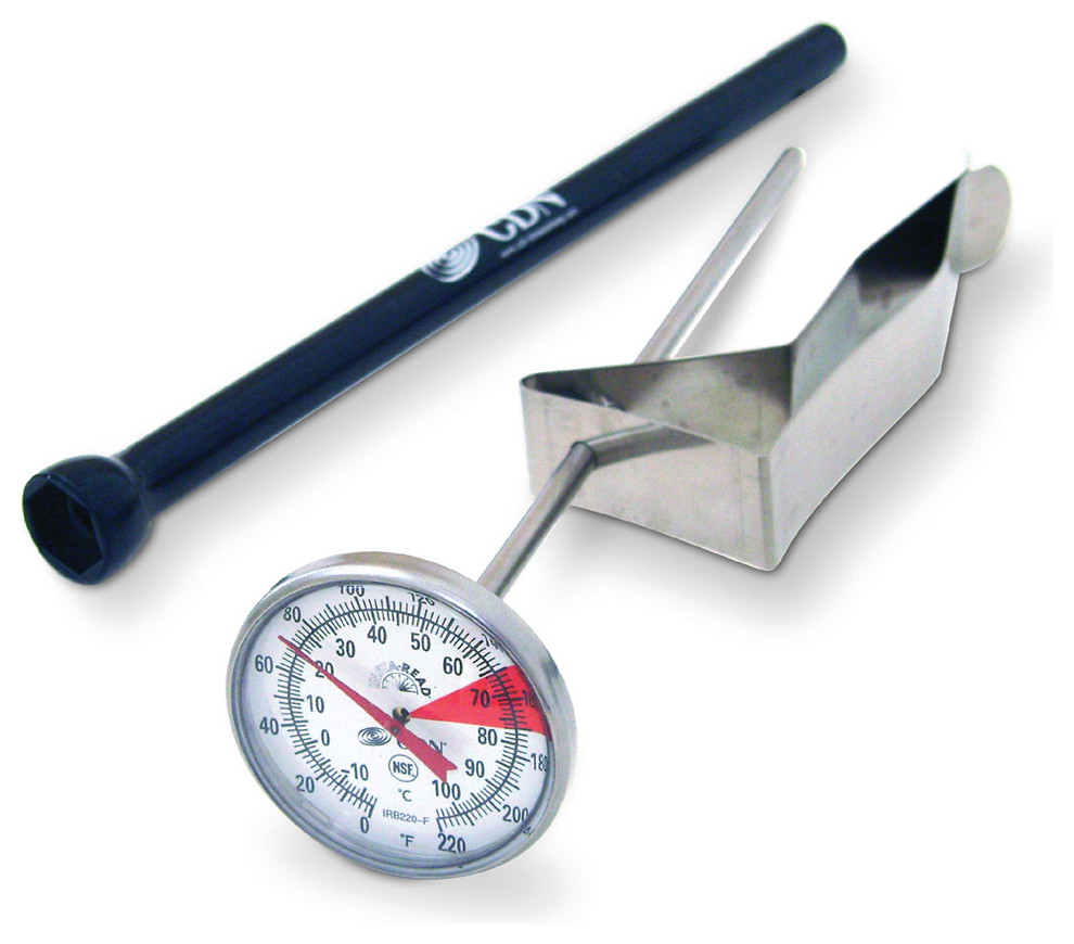 ProAccurate Beverage and Frothing Thermometer, 6.5" Stem