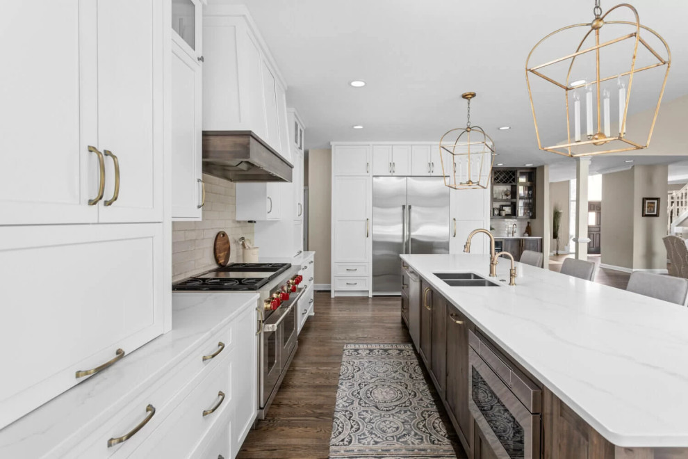 Inspiration for a transitional kitchen remodel in Seattle