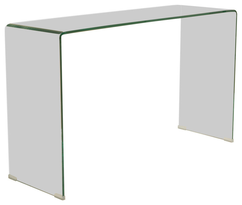 GDF Studio Classon Glass Console Table
