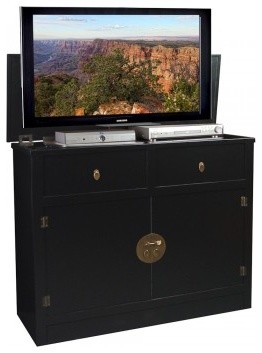 Asian Inspired TV Lift Cabinets