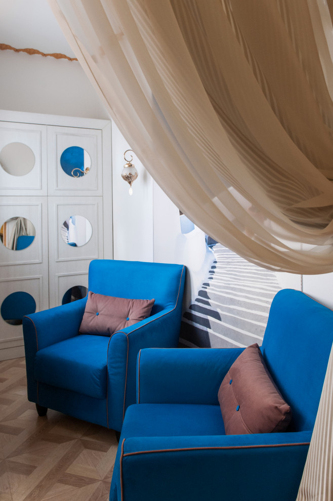 Французский прованс с элементами шебби-шик.