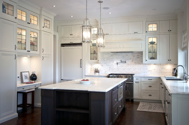Custom Cape Cod transitional-kitchen