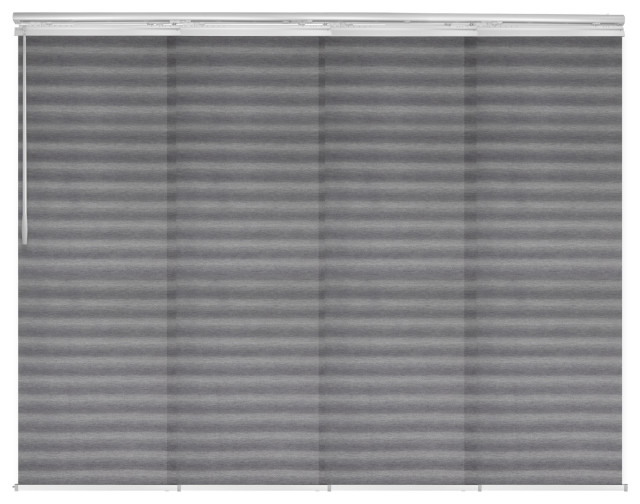 Rubi 4-Panel Track Extendable Vertical Blinds 48-88"W