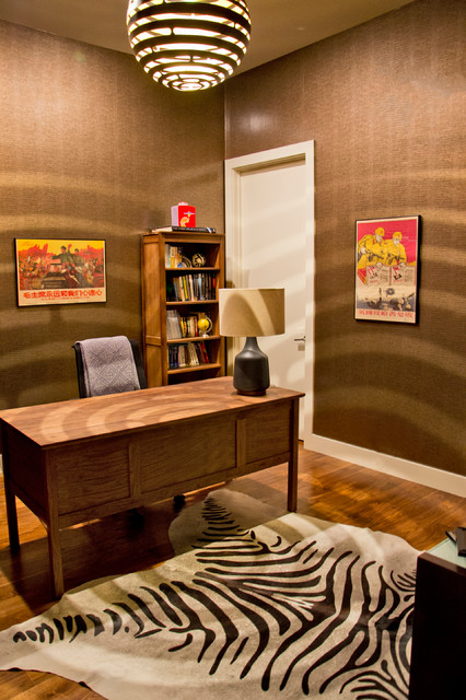 West Loop Penthouse contemporary-arbetsrum