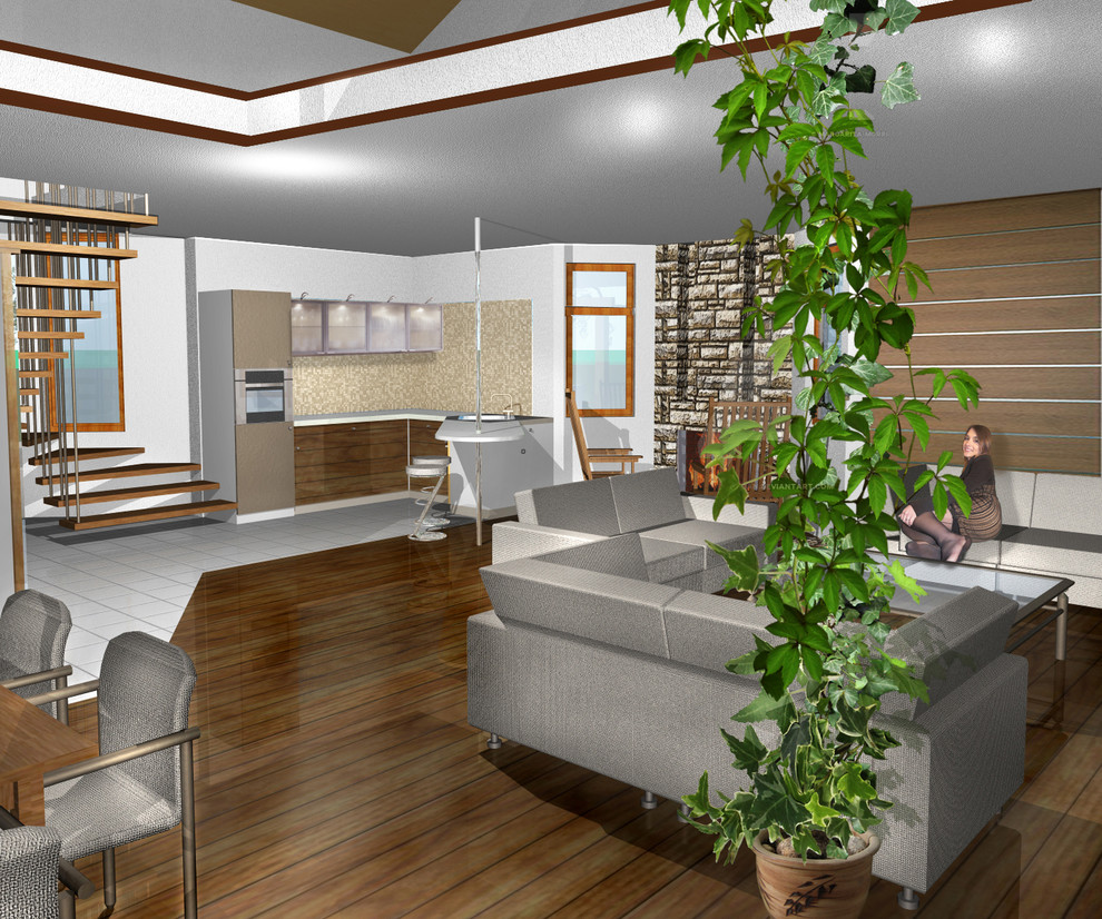 Эскизный проект жилого дома для летнего отдыха в посёлке Петушки под Тулой