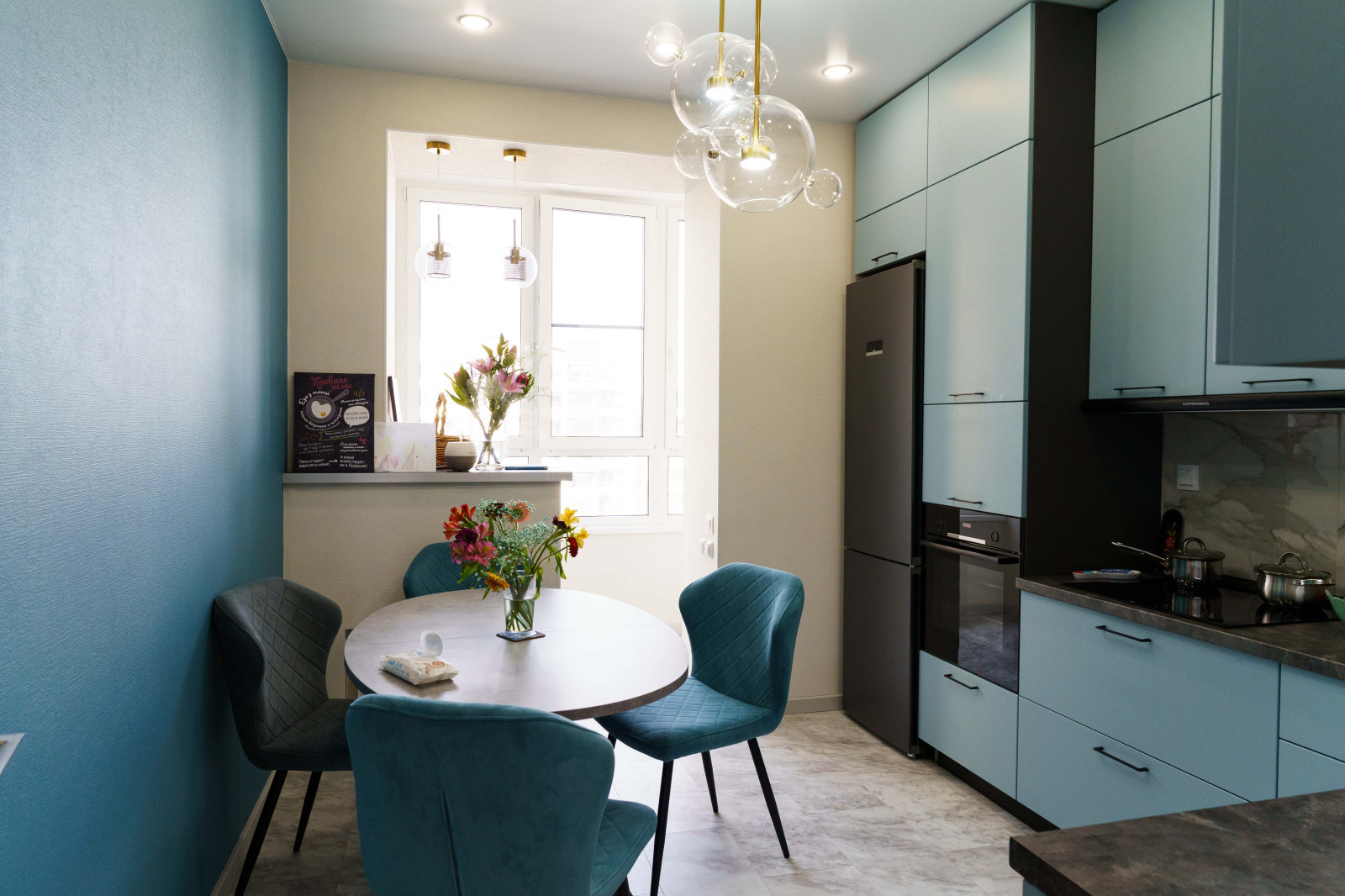 Дизайнерский ремонт в ЖК "Новое Медведково" 90 кв.м.