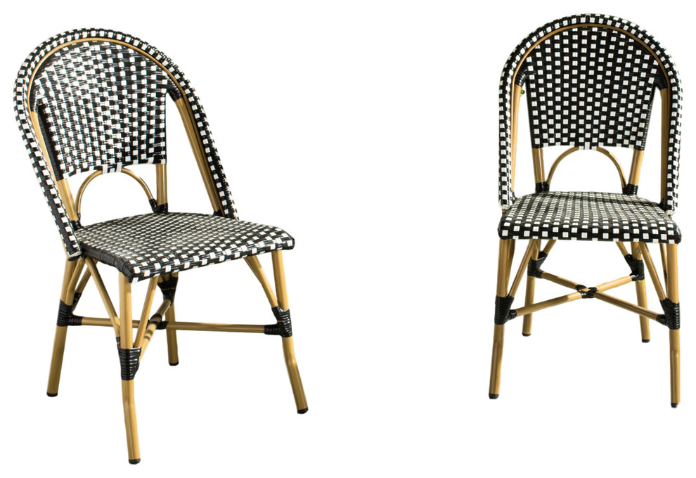 Safavieh Salcha Side Chairs, Set of 2, Black